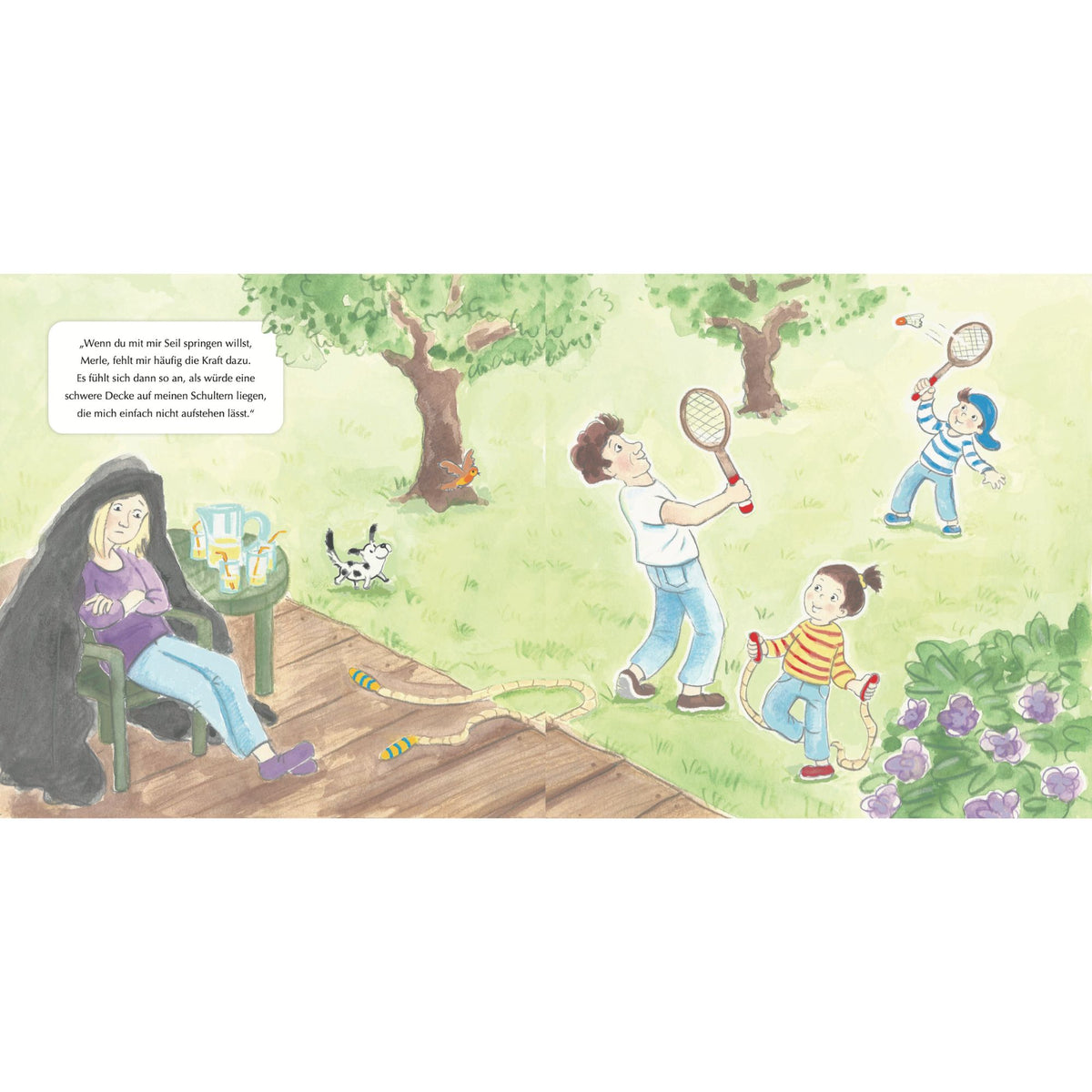 Kinderbilderbuch "Mamas schwere Decke"